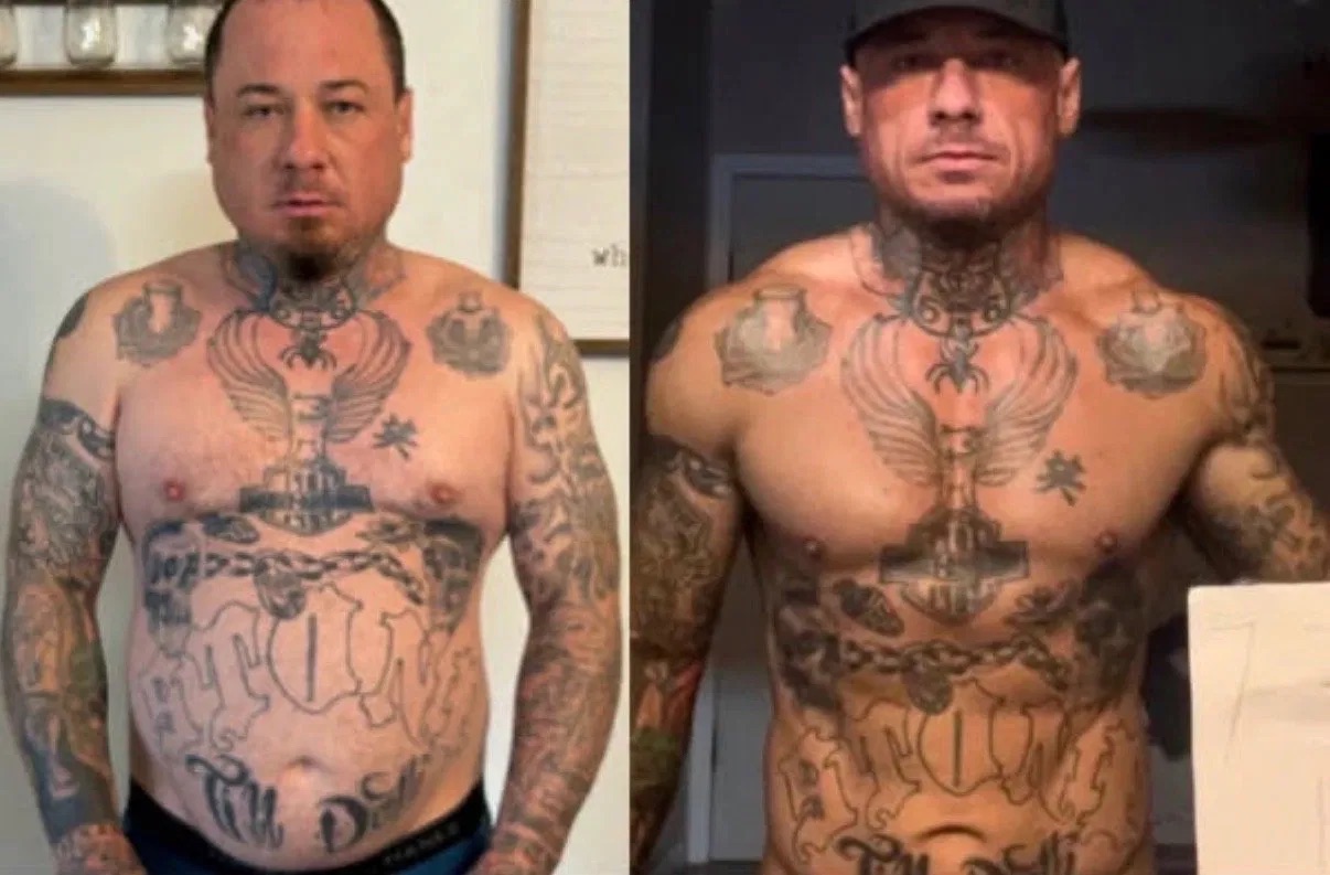 James Stone before and after transformation